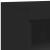 Servantă cu lumini LED, negru, 162x37x100 cm GartenMobel Dekor
