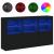 Servantă cu lumini LED, negru, 181,5x37x100 cm GartenMobel Dekor