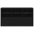 Servantă cu lumini LED, negru, 181,5x37x100 cm GartenMobel Dekor