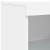 Servantă cu lumini LED, alb, 162x37x100 cm GartenMobel Dekor