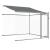Cușcă câini cu acoperiș și uși, gri, 10x2x2 m, oțel galvanizat GartenMobel Dekor