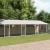 Cușcă câini cu acoperiș și uși, gri, 10x2x2 m, oțel galvanizat GartenMobel Dekor