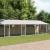 Cușcă câini cu acoperiș și uși, gri, 12x2x2 m, oțel galvanizat GartenMobel Dekor