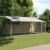 Cușcă câini cu acoperiș și uși, gri, 4x2x2 m, oțel galvanizat GartenMobel Dekor