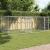 Cușcă pentru câini cu uși, gri, 4x2x1,5 m, oțel galvanizat GartenMobel Dekor
