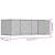 Cușcă pentru câini cu ușă, gri, 4x2x1,5 m, oțel galvanizat GartenMobel Dekor