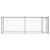 Cușcă pentru câini cu ușă, gri, 4x2x1,5 m, oțel galvanizat GartenMobel Dekor