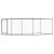 Cușcă pentru câini cu ușă, gri, 4x2x1,5 m, oțel galvanizat GartenMobel Dekor