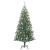 Brad Crăciun artificial, 300 LED/globuri/zăpadă pufoasă, 180 cm GartenMobel Dekor