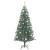 Brad Crăciun artificial, 300 LED/globuri/zăpadă pufoasă, 180 cm GartenMobel Dekor