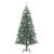 Brad Crăciun artificial, 300 LED/globuri/zăpadă pufoasă, 240 cm GartenMobel Dekor