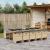 Set mobilier grădină cu perne, 11 piese bej combinat poliratan GartenMobel Dekor