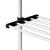 Sistem de șifonier telescopic cu rafturi, aluminiu GartenMobel Dekor