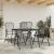 Set de masă pentru grădină, 5 piese, plasă metalică antracit GartenMobel Dekor