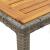 Set mobilier de grădină cu perne, 3 piese, gri, poliratan GartenMobel Dekor