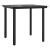 Set mobilier de grădină cu perne, 3 piese, negru, poliratan GartenMobel Dekor