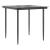 Set mobilier de grădină cu perne, 3 piese, negru, poliratan GartenMobel Dekor