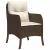 Set mobilier de grădină cu perne, 7 piese, maro, poliratan GartenMobel Dekor