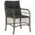 Set mobilier grădină cu perne, 9 piese, gri, poliratan GartenMobel Dekor