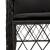 Set mobilier de grădină cu perne, 7 piese, negru, poliratan GartenMobel Dekor