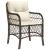 Set mobilier de grădină, 5 piese, cu perne, maro, poliratan GartenMobel Dekor