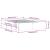 Cadru de pat cu sertare, gri beton, 135x190 cm, lemn prelucrat GartenMobel Dekor