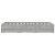 Cadru de pat cu sertare, gri beton, 135x190 cm, lemn prelucrat GartenMobel Dekor
