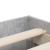 Cadru de pat cu sertare, gri beton, 135x190 cm, lemn prelucrat GartenMobel Dekor