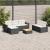 Set mobilier de grădină cu perne, 5 piese,poliratan/lemn acacia GartenMobel Dekor