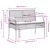 Set mobilier de grădină cu perne, 5 piese, negru, poliratan GartenMobel Dekor