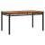 Set mobilier de grădină cu perne, 5 piese, negru, poliratan GartenMobel Dekor