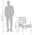Set mobilier de grădină cu perne, 3 piese, negru, poliratan GartenMobel Dekor