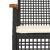 Set mobilier de grădină cu perne, 7 piese, negru, poliratan GartenMobel Dekor