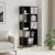 Bibliotecă, negru, 72x28x172 cm, lemn prelucrat GartenMobel Dekor