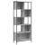 Bibliotecă, gri sonoma, 72x28x172 cm, lemn prelucrat GartenMobel Dekor