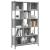 Bibliotecă, gri sonoma, 102x28x172 cm, lemn prelucrat GartenMobel Dekor