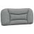 Cadru de pat cu lumini LED, gri deschis, 90x200 cm, textil GartenMobel Dekor