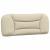 Cadru de pat cu lumini LED, crem, 100x200 cm, textil GartenMobel Dekor