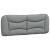 Cadru de pat cu lumini LED, gri deschis, 120x200 cm, textil GartenMobel Dekor