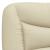 Cadru de pat cu lumini LED, crem, 120x200 cm, textil GartenMobel Dekor