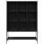 Bibliotecă, negru, 102x30x141,5 cm, lemn prelucrat GartenMobel Dekor