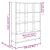 Bibliotecă, negru, 102x30x141,5 cm, lemn prelucrat GartenMobel Dekor