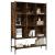 Bibliotecă, stejar fumuriu, 102x30x141,5 cm, lemn prelucrat GartenMobel Dekor