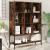Bibliotecă, stejar fumuriu, 102x30x141,5 cm, lemn prelucrat GartenMobel Dekor