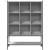 Bibliotecă, gri sonoma, 102x30x141,5 cm, lemn prelucrat GartenMobel Dekor