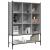 Bibliotecă, gri sonoma, 102x30x141,5 cm, lemn prelucrat GartenMobel Dekor