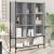 Bibliotecă, gri sonoma, 102x30x141,5 cm, lemn prelucrat GartenMobel Dekor