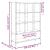 Bibliotecă, gri sonoma, 102x30x141,5 cm, lemn prelucrat GartenMobel Dekor