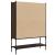 Bibliotecă, stejar maro, 102x30x141,5 cm, lemn prelucrat GartenMobel Dekor