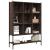 Bibliotecă, stejar maro, 102x30x141,5 cm, lemn prelucrat GartenMobel Dekor